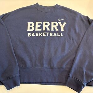 Nike Women's Blue Basketball Sweatshirt